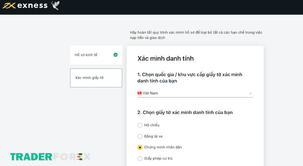 Hướng Dẫn Cách Mở Tài Khoản Exness