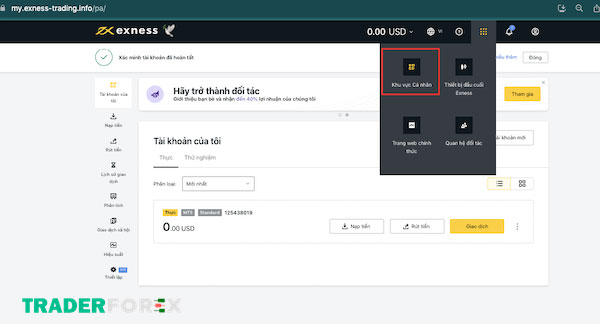 Hướng Dẫn Cách Mở Tài Khoản Exness