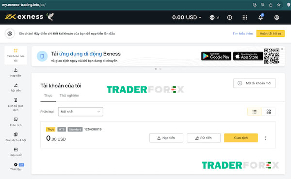 Hướng Dẫn Cách Mở Tài Khoản Exness
